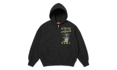 DSNY Zip Up Hooded Sweatshirt "SS26 - Black" SU27113