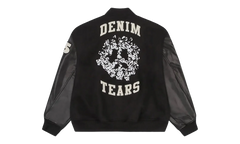 Peace Wreath Varsity Jacket "Black" DT445