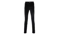 Velour Skinny Stack Denim Jeans "Black" MDS086 001