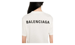 Back Medium Fit T-Shirt WMNS "Cream" 850990 TTVJ1 9020
