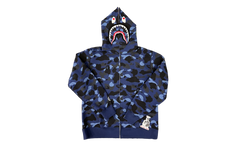 Color Camo Shark Full Zip Hoodie "Navy Blue" BCCSFZUHSB