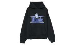 Rossa Hoodie "Vintage Black / Blue" RHSS26HO01012 BLK