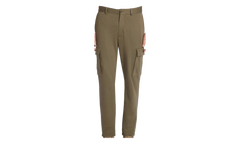 Pantalone Cotton Blend Jersey Cargo Pants "Sportivo Brown" MON01