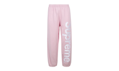 Satin Appliqué Sweatpant "FW23 - Light Pink" SU100084