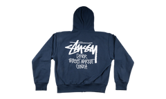 Ginza Zip hoodie "Dover Street Market - Navy" STUS430