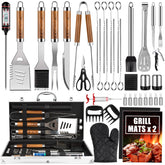 38-Piece Premium BBQ Grill Tool Set with Aluminum Storage Case 🔥
