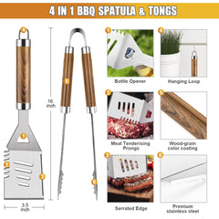 38-Piece Premium BBQ Grill Tool Set with Aluminum Storage Case 🔥