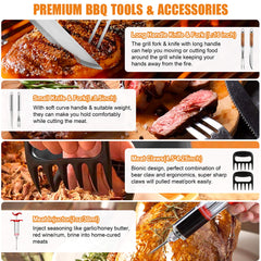 38-Piece Premium BBQ Grill Tool Set with Aluminum Storage Case 🔥