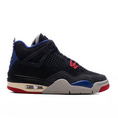 Air Jordan 4 Retro 'Rare Air' (GS) - Black/Fire Red/Deep Royal Blue