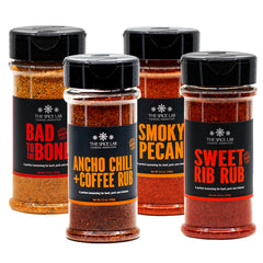 Premium BBQ Seasoning Gift Set – 4 Gourmet Grill Rubs 🌶️🔥