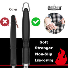 Heavy-Duty BBQ Grill Brush & Scraper 🔥