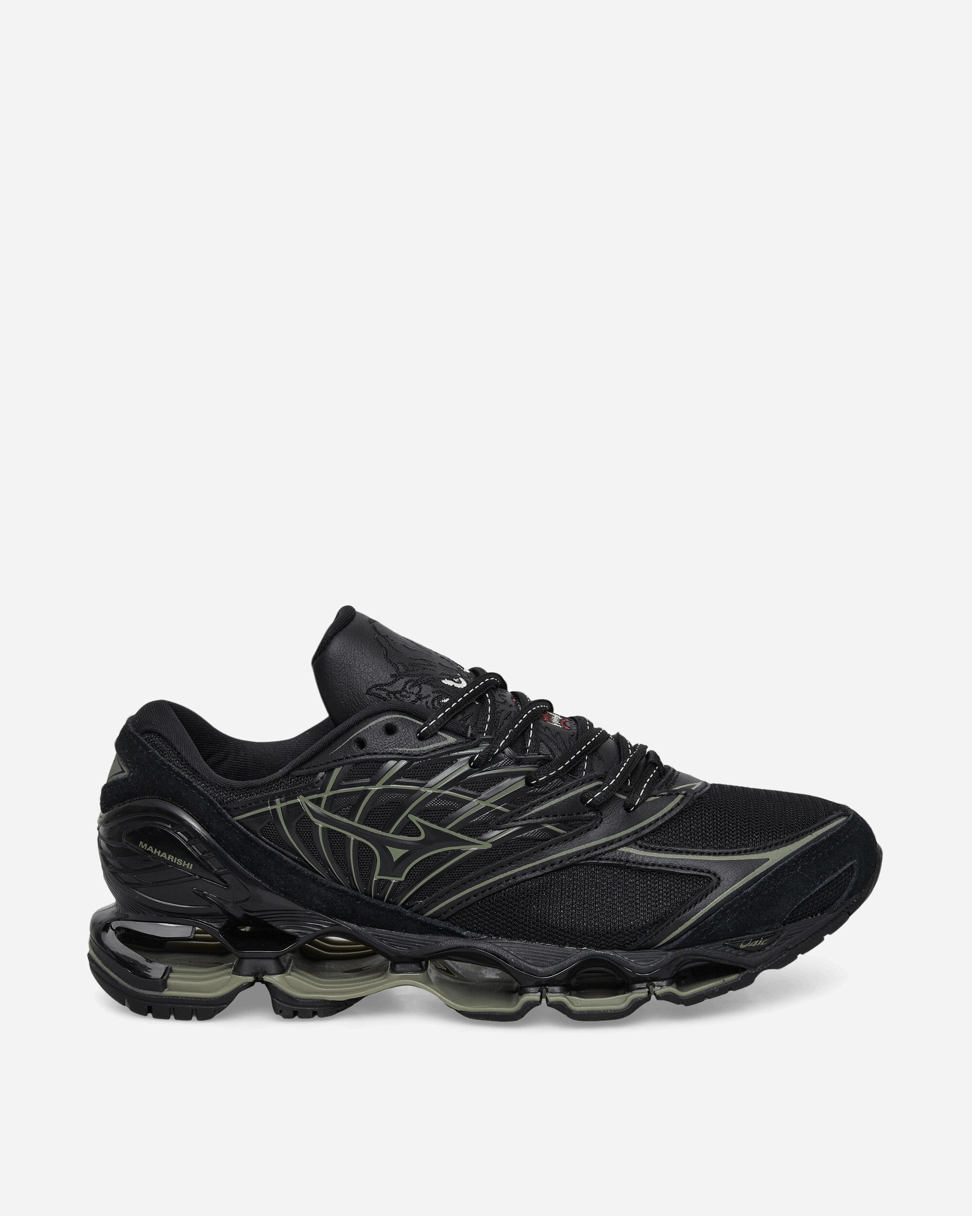 Maharishi Wave Prophecy LS Sneakers Black / Metallic Gray