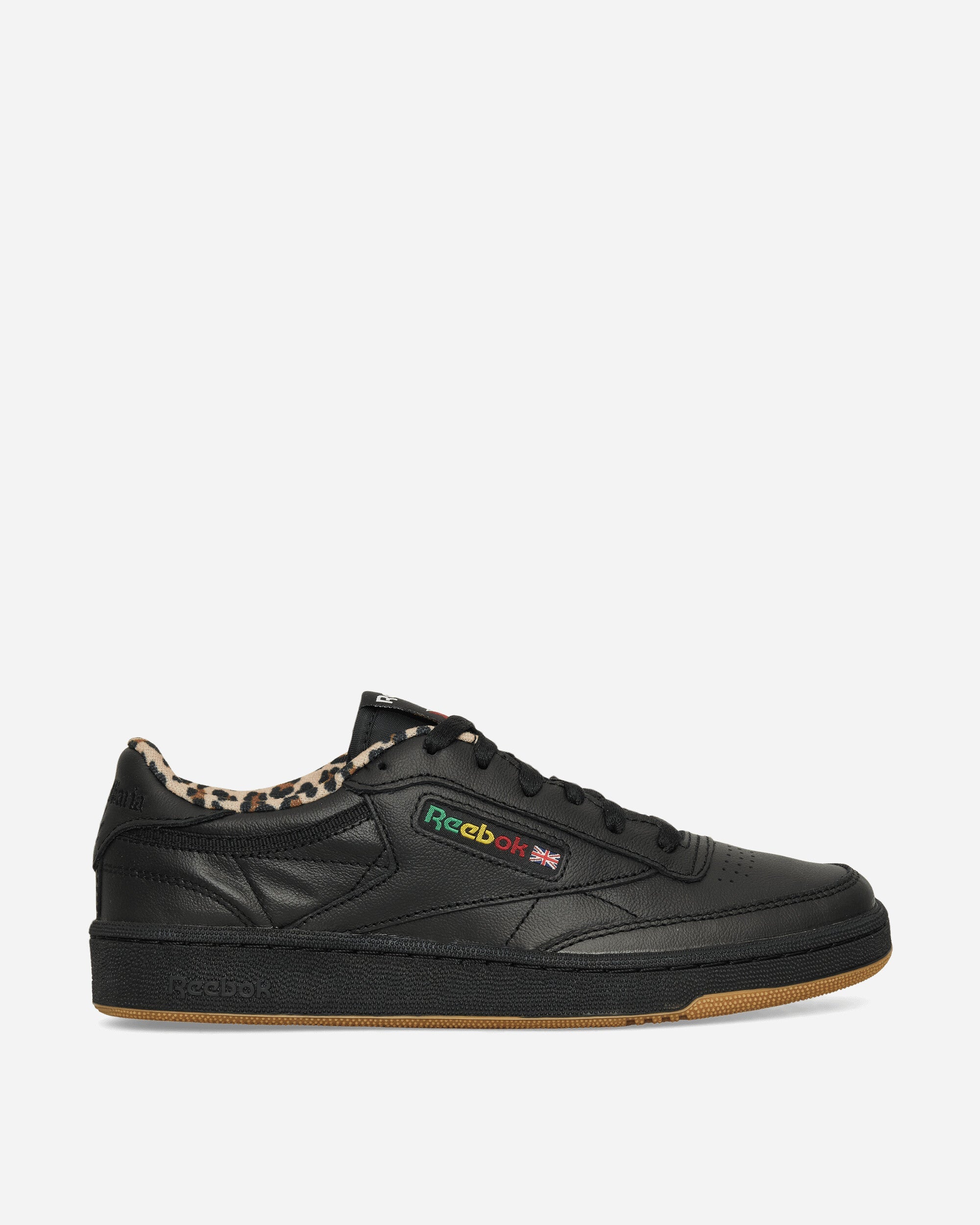 WACKO MARIA Club C 85 Vintage Sneakers Black / Leopard