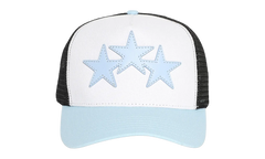 3 Star Trucker Hat "Cerulean" AMHATR1007 CERU