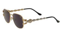 Warning 24KT Two-Tone "Yellow / White Gold / Black" MPWG2 0001 51T6