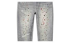 P001 Skinny Jewel Print Denim "Light Indigo" P001 SJWP226