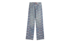 PRINTED REGULAR TROUSERS "Blue Denim" RM TR0051 D082 P24 22