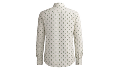 Peacock Long-Sleeve Shirt "Ivory / Green" Y0M06223JA IVG