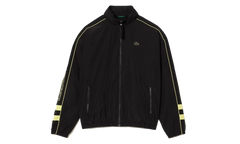 Contrast Water Resistant Zipped Taffeta Jacket "Black / Yellow" BH1607 6TV