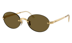 A$AP Rocky Rimless Oval "Arista / Brown Gold" 0RB3929 001/73