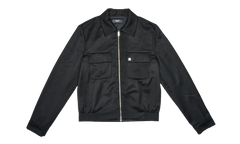 Double Pocket Zip Up Track Jacket "Black" PF23MTJ002 001