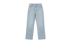 RELAXED-FIT MONOGRAM JEANS "Blue" M AW25 TR 356 01
