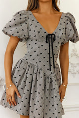 Bows Of Enchantment Mini Dress Brown