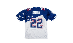 NFL Emmitt Smith Authentic Jersey "1994-95 NFC - White / Royal" AJY6LG19119 NFCWHRY94ESM