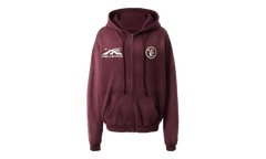 HS Logo Zip Up Hoodie "Burgundy" HSR122