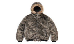 Reversible Faux Fur Hooded Work Jacket "SS26 - Black" SU27011