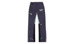 Painted Flare Sweatpants "Navy" GD030