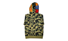ABC Camo Shark Full Zip Up Hoodie "Green" 001ZPI201004M