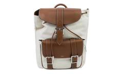 Canvas Rucksack Backpack "Cream" Y0A30322CC_Natural/Brown