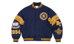Veritas Varsity Jacket "FW24 - Navy" SU27222