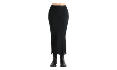 Gonna Calf Bias Skirt WMNS "Black" RP01F6334 G 09