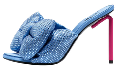 Strass Bow Pop Allen Mule WMNS "Blue Fuchsia" OWIJ015F22FAB0024532