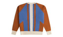 Pavil Knit Crewneck Sweater "Brick / Cream / Blue" RHPS24SW06973146 BRC