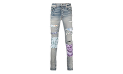 Tie Dye Art Patch Jeans "Original Indigo" MDS024 405