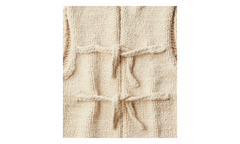 Hand Knit Vest "White" 963978
