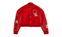 Teyana Taylor Women's Varsity Jacket "Gym Red/Sail/Team Red" FB2642 687