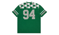 Patchwork Yoke Football Top "FW24 - Green" SU27059