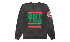 STTRS Logo Crewneck Sweatshirt "Saint Michael - Black" DT363