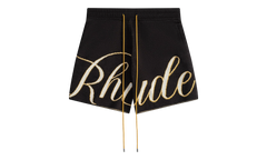 Script Knit Shorts "Black / Cream" RHPS24SH16973165 BLC