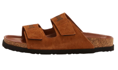 Logo Printed Slide Sandals "Sand" PMIH004F22LEA0011700
