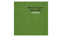 World Famous Micro Hooded Sweatshirt "SS23 - Green" SU27232