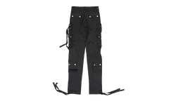 Tactical Leather Cargo Pants "Black" PS22MLP003_Black