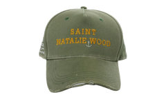 Saint Natalie Wood Paint Hat "Green" 4U001Q3016GRN