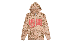 Camo Zip-Up Hoodie "Doeskin" 861 2300 DOE