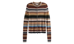 Striped Wool Cardigan WMNS "Multicolor / Brown" RW WN KNIT000009 MULTI BROWN