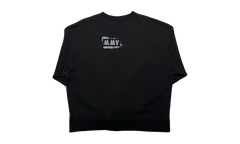 Smiley Face Crew Sweatshirt "Black" A09PO713 BLACK